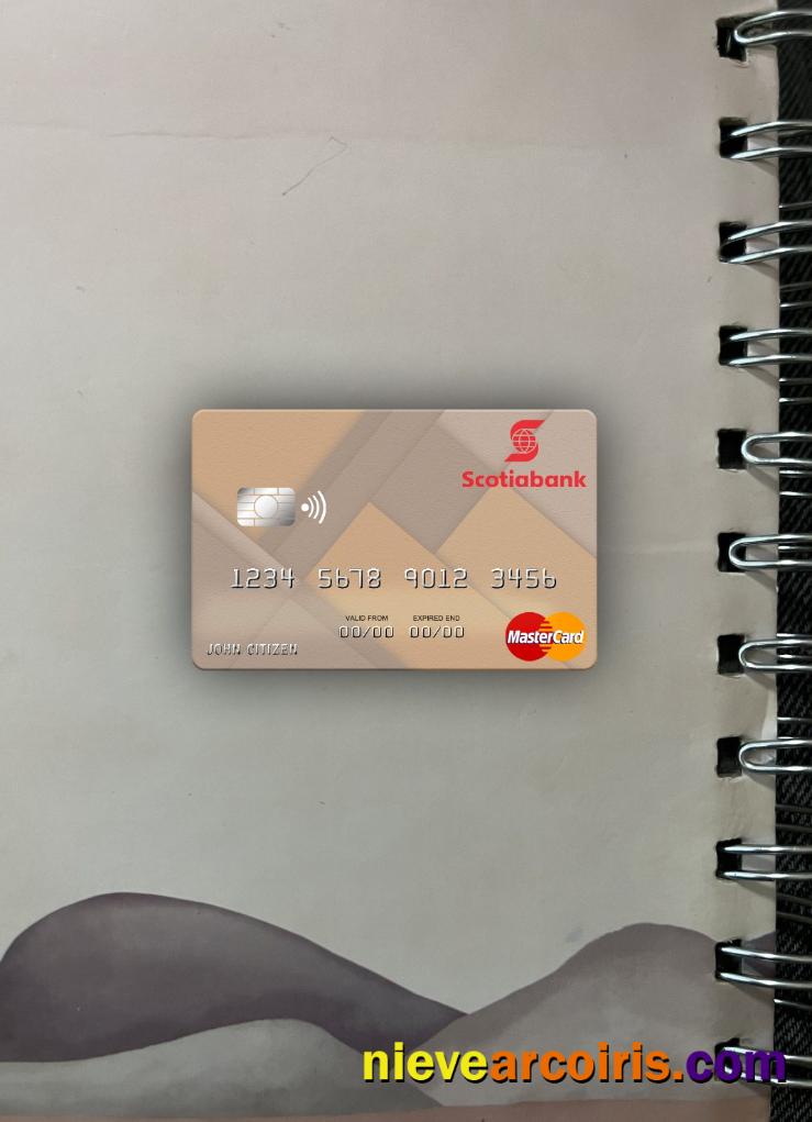 Saint Lucia Scotiabank mastercard photolook